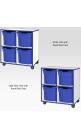 Jaz Storage Range - Double Width Jumbo Tray Units - view 4