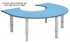 Height Adjustable Heavy Duty - Rainbow Shape Table - view 6