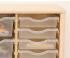 Elegant Tray Cabinet with 16 small & 4 large trays - view 3