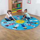 Professions Circular Carpet - 2m Diameter - view 1