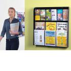 Crystal Clear Wall Mounted Leaflet Dispenser  - view 4