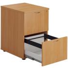 2 Drawer Wooden Filing Cabinet - view 2