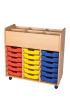 18 Tray Tall Mobile Book Trolley - view 2
