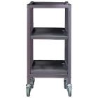 Gratnells Science Range - !!<<span style='color: #ff0000;'>>!!Under Bench Height!!<</span>>!! Empty Single Span Trolley With Shelves - 735mm - view 1