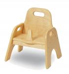 Wooden Stacking Sturdy Chair with Pommel - view 1