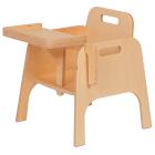 Wooden Stacking Sturdy Feeding Chair - view 1