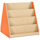 Bubblegum Double Sided Library Unit with 3 Tiered Fixed Shelves On Both Sides  - view 4