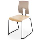 Hille SE Classic Ergonomic Chair With Wood Seat And Skid Base - view 1