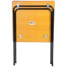 25 Z-Lite Folding Exam Desks With Trolley Set - view 3