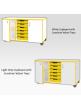 Jaz Storage Range - Triple Width Cupboard With Trays - view 4