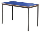 Contract Classroom Tables - Spiral Stacking Rectangular Table with Bullnosed MDF Edge - view 2