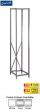 Gratnells Science Range - Tall Empty Single Column Frame - 1850mm (holds 17 shallow trays or equivalent) - view 1