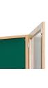 Decorative Beech Wood Frame Tamperproof Noticeboard - Twin Doors - view 2