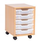 !!<<span style='font-size: 12px;'>>!!Sturdy Storage Single Column Unit - 5 Shallow Trays!!<</span>>!! - view 1