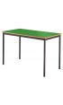 Contract Classroom Tables - Spiral Stacking Rectangular Table with Bullnosed MDF Edge - view 3