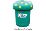 !!<<span style='font-size: 12px;'>>!!SET OF 4: 90 Litre Mushroom Litter Bins!!<</span>>!! - view 2