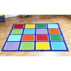 Rainbow Square Placement Carpet - 2m x 2m - view 2