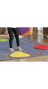 Essentials Rainbow Geometric Border Carpet - 2m x 2m - view 2