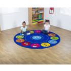 Emotions Interactive Circular Placement Carpet - 2m Diameter - view 1