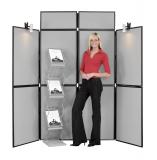 8-Panel Freestanding Display Kit - PVC Frame - view 1