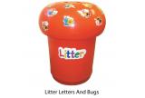 !!<<span style='font-size: 12px;'>>!!SET OF 4: 90 Litre Mushroom Litter Bins!!<</span>>!! - view 5