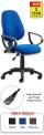 !!<<span style='font-size: 12px;'>>!!Eclipse 1 Lever Task Operator Chair With Loop Arms!!<</span>>!! - view 1