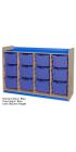 KubbyClass® Quad Bay Deep Tray Units - 5 Heights - view 4