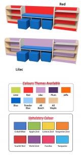 KubbyClass Reading Bench  - Set K - view 2