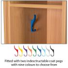 Secondary Height One Door Locker - 1800mm - view 3