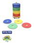 Rainbow Circular Cushions & Donut™ Trolley Set of 32 - view 1