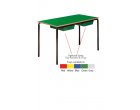 Contract Classroom Tables - Slide Stacking Rectangular Table with Bullnosed MDF Edge - view 4