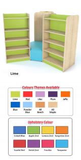 KubbyClass Library Island- Set S - view 1