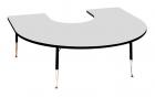 Laminated Horseshoe Table - view 3