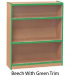 Open Colour Front Bookcase - 750mm - view 3