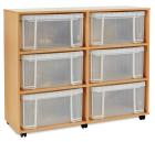 6 x 48L Really Useful Box Storage Unit - view 1