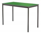 Contract Classroom Tables - Spiral Stacking Rectangular Table with Spray Polyurethane Edge - view 3