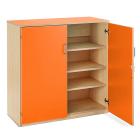 Stock Cupboard with 1 Fixed & 2 Adjustable Shelves (Height: 1018mm) - view 4