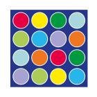 Rainbow Circle Placement Carpet - 2m x 2m - view 4