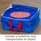 Pack Of 32 Fruit Mini Placement Carpets With Holdall - view 3