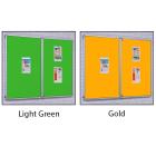 Accents Tamperproof Noticeboard - Double Doors - view 5