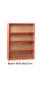Open Colour Front Bookcase - 1250mm - view 2