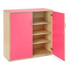 Stock Cupboard with 1 Fixed & 2 Adjustable Shelves (Height: 1018mm) - view 2