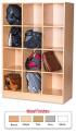 12 Space Triple Bay Bag Storage Unit - view 1