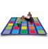 Rainbow Squares Large Placement Carpet - 3m x 3m - view 2