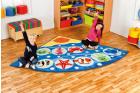 Under the Sea Corner Placement Carpet - 2m x 2m - view 1