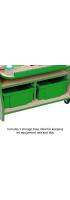 Denby Mobile Paint Easel Unit With 2 Storage Trays - view 5