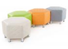 Hexagonal Quilted Seating - Set of 4 - view 2