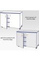 Jaz Storage Range - Triple Width Cupboard - view 3