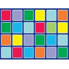 Rainbow Rectangle Placement Outdoor Mat - view 2