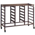 Gratnells Science Range - Bench Height Empty Treble Column Trolley - 860mm With Welded Runners (holds 18 shallow trays or equivalent) - view 1